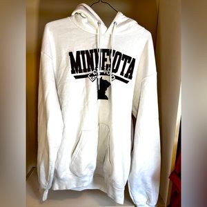 White Minnesota Sweatshirt Large